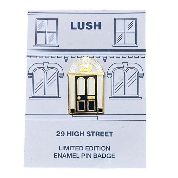 LUSH 29 High Street Limited Edition Enamel Pin Badge #1 - Picture 5 of 5